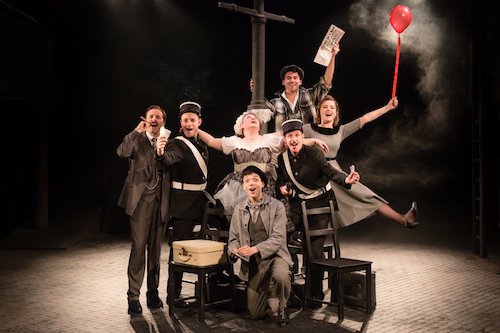 Keith Ramsay and the cast of Amour at Charing Cross Theatre